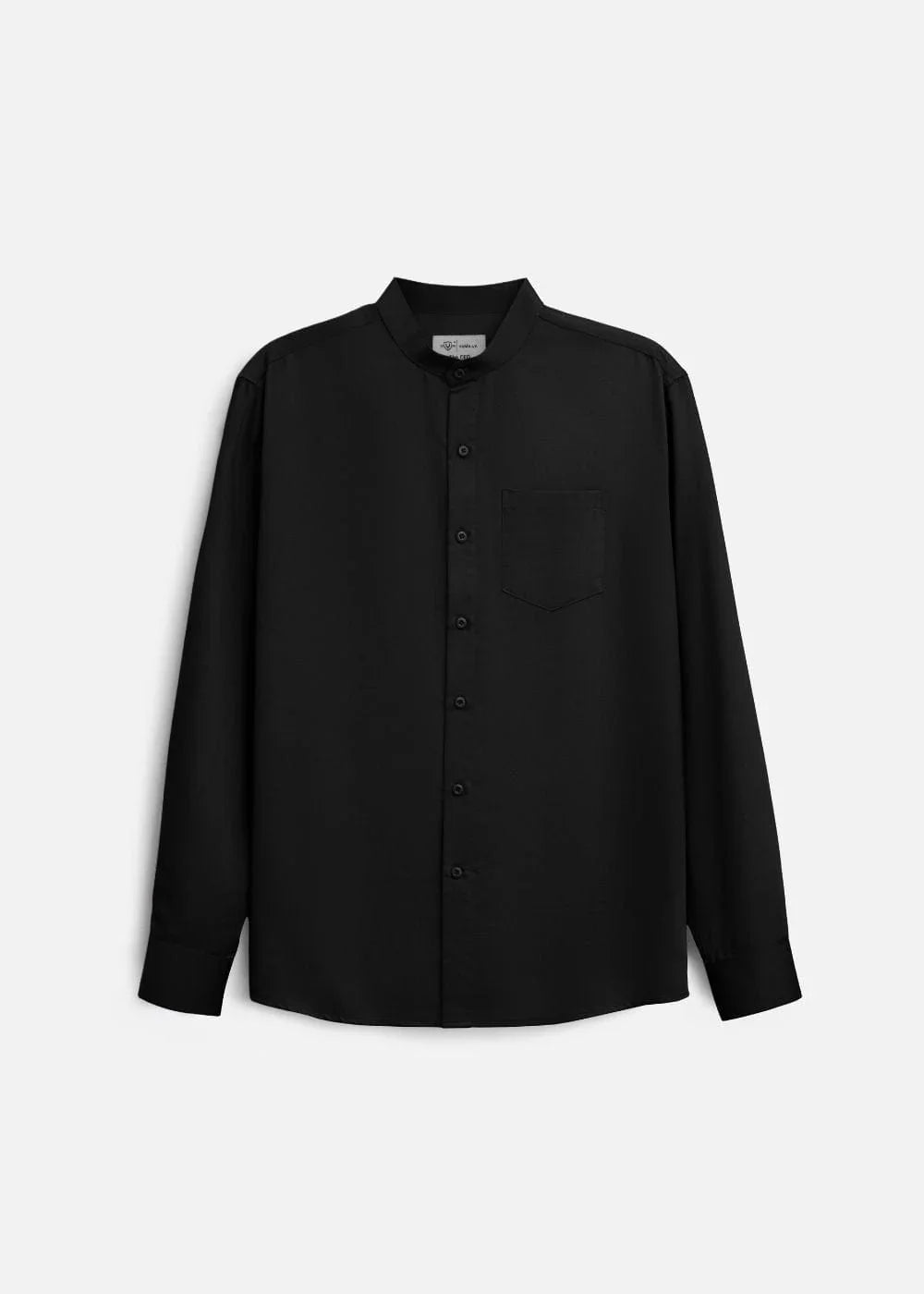 Áo Sơ Mi Tay Dài Slubbed Bamboo The CEO 009 Đen - YaMe.vn