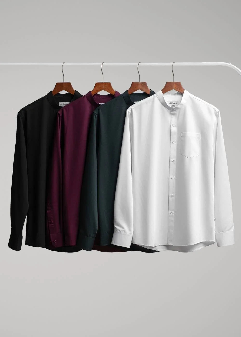 Áo Sơ Mi Tay Dài Slubbed Bamboo The CEO 009 Đen - YaMe.vn