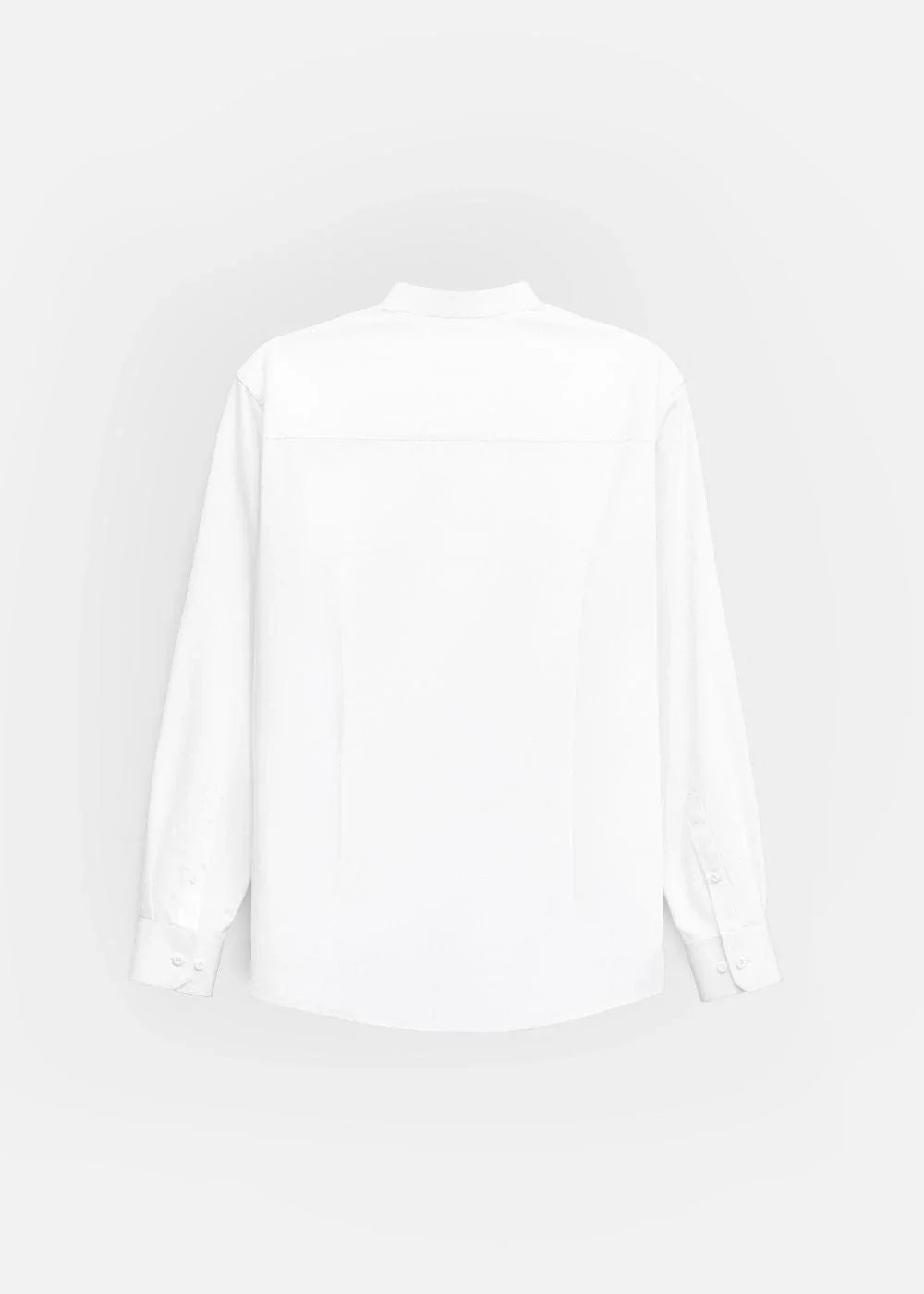 Áo Sơ Mi Tay Dài Slubbed Bamboo The CEO 009 Trắng - YaMe.vn