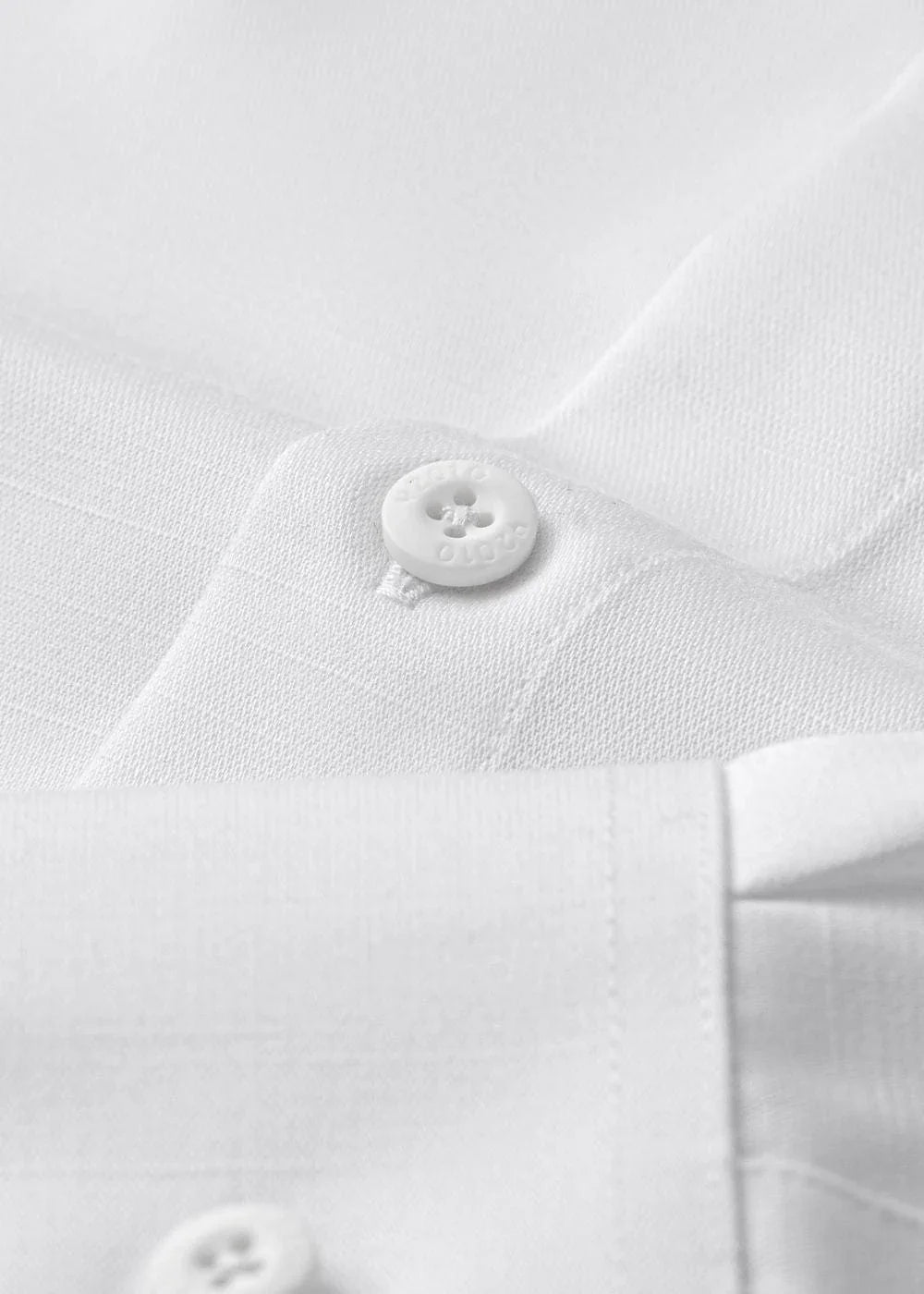 Áo Sơ Mi Tay Dài Slubbed Bamboo The CEO 009 Trắng - YaMe.vn