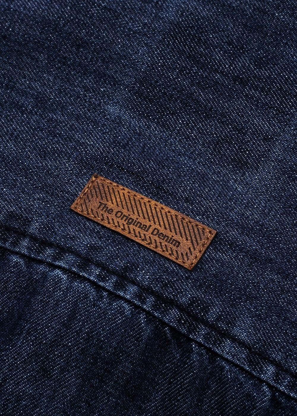 Áo Sơ Mi Jean Tay Dài Oversized The Original M051 Xanh Dương Đậm - YaMe.vn