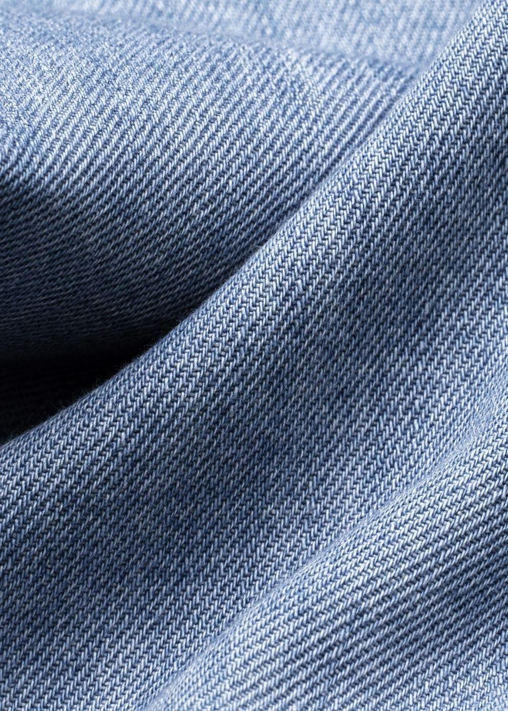 Áo Sơ Mi Jean Tay Dài Oversized The Original M051 Xanh Dương Nhạt - YaMe.vn