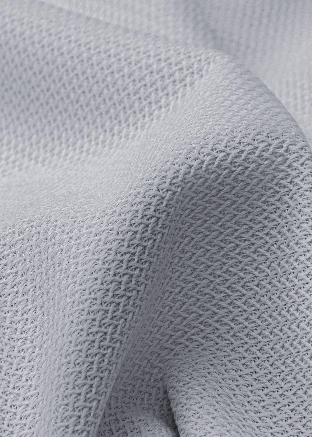 Áo Thun Polo Mesh Jacquard Thoáng Khí The Weekend 032 Xám - YaMe.vn