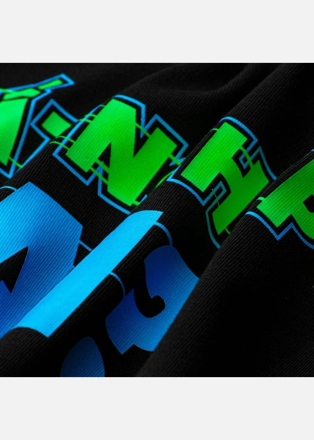 Áo Thun Neon AI No Style M203 Đen - YaMe.vn