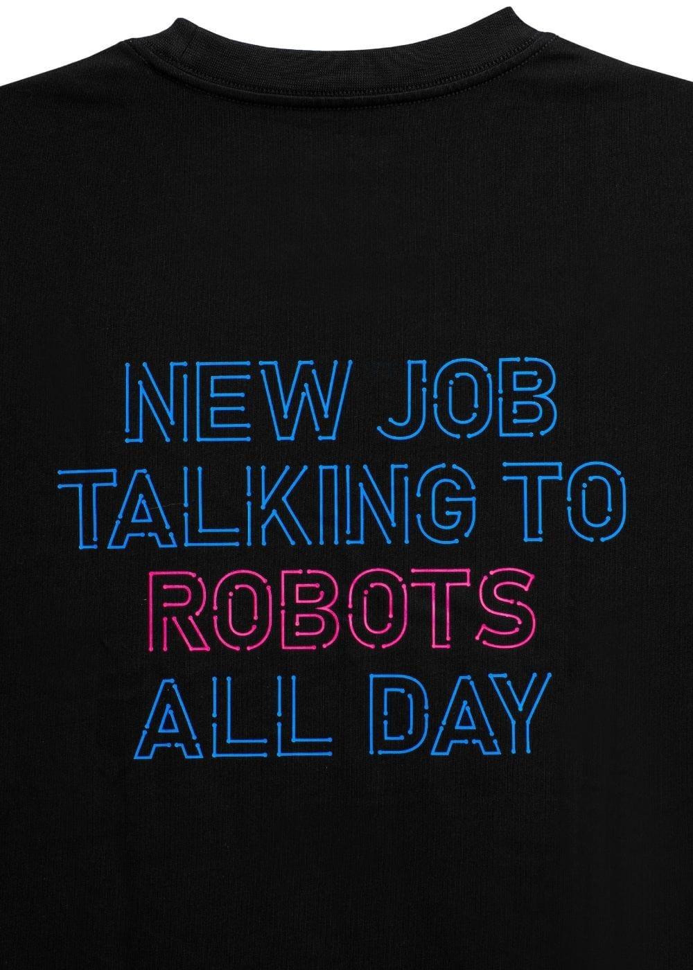 Áo Thun Neon AI No Style M204 Đen - YaMe.vn