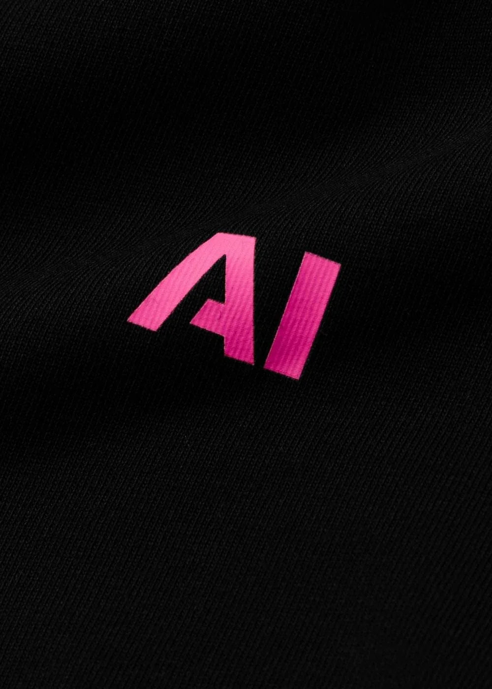 Áo Thun Neon AI No Style M204 Đen - YaMe.vn