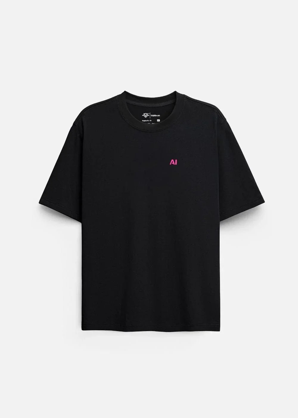 Áo Thun Neon AI No Style M204 Đen - YaMe.vn