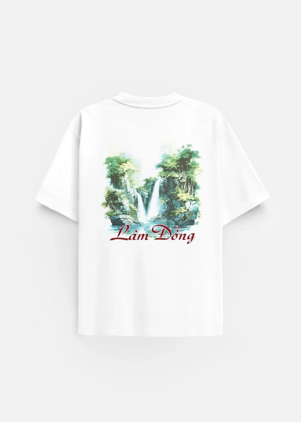 Áo Thun “Vườn Nho Lâm Đồng” No Style M209 Trắng - YaMe.vn