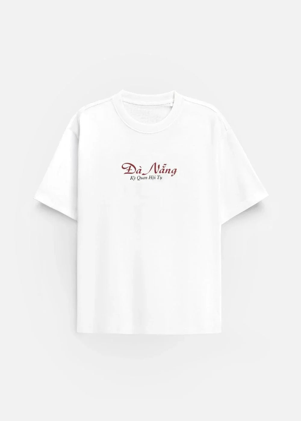 Áo Thun “Đà Nẵng - Kỳ Quan Hội Tụ ” No Style M210 Trắng - YaMe.vn