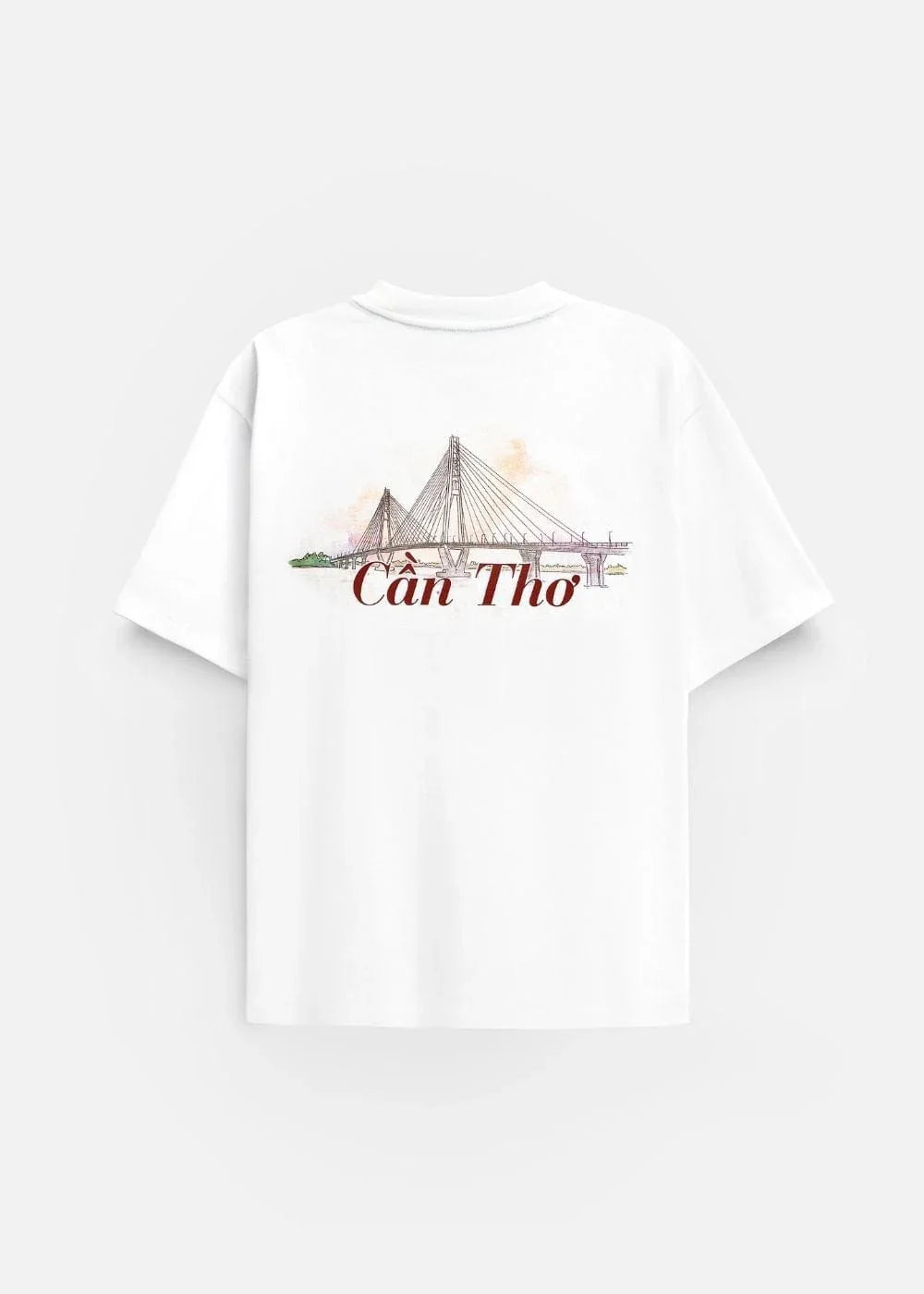 Áo Thun “Bánh Pía-Cần Thơ ” No Style M211 Trắng - YaMe.vn