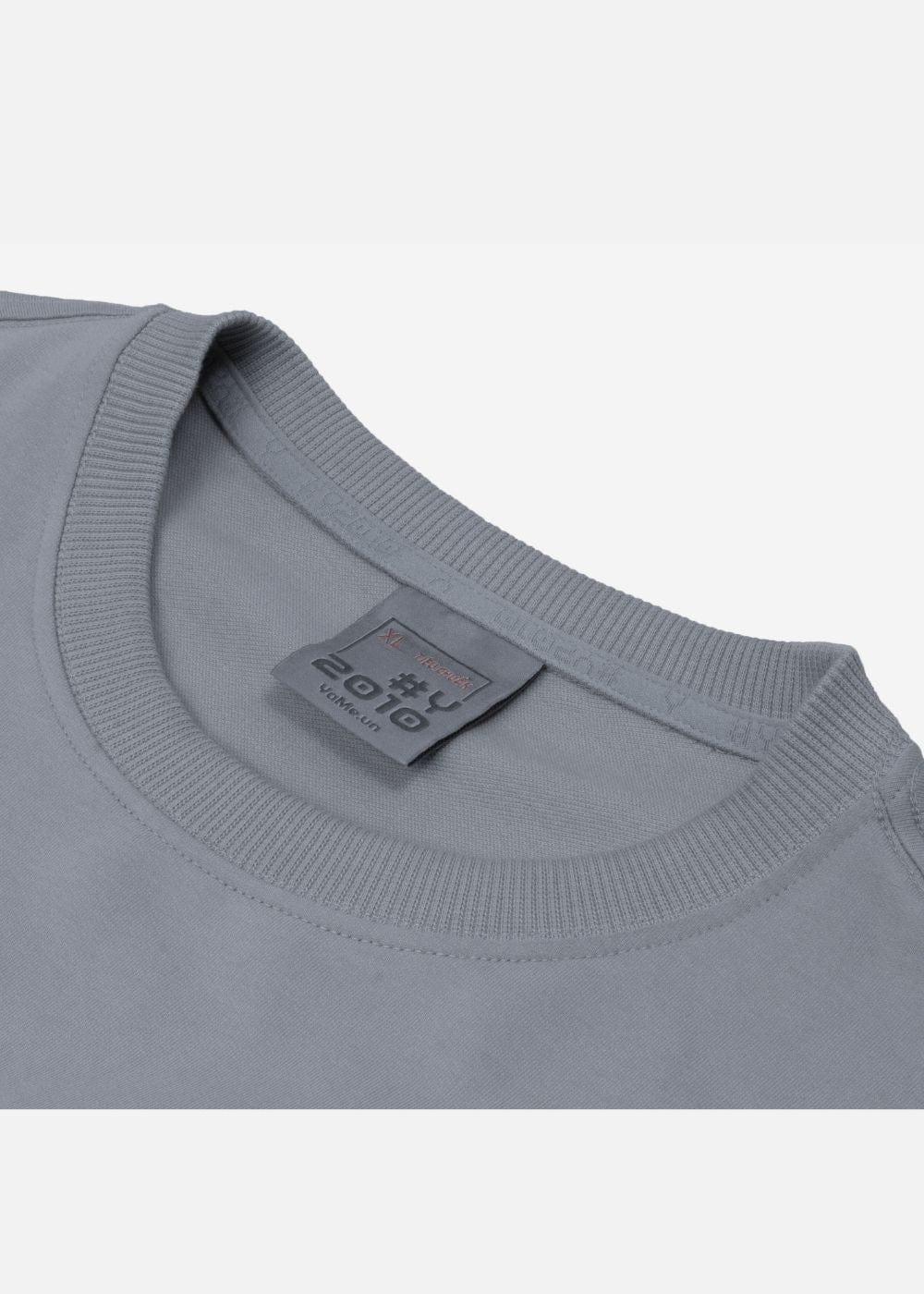 Áo Thun Sweater Mềm Mịn Mát The Minimalist 008 Xám - YaMe.vn