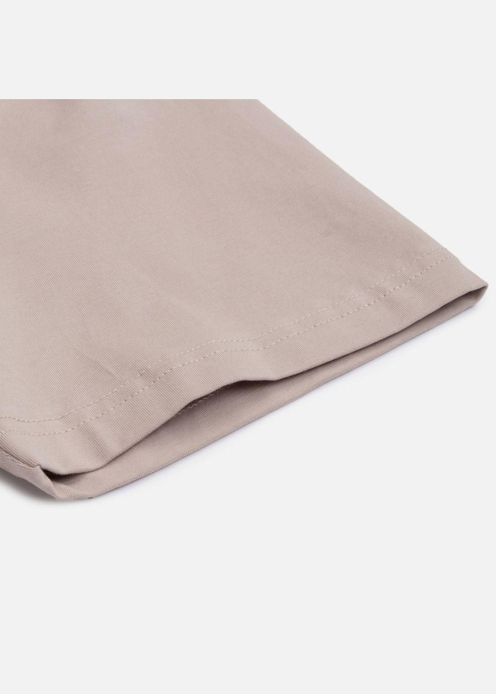 Áo Thun Tay Ngắn Mềm Mịn Mát The Minimalist 007 Nâu - YaMe.vn