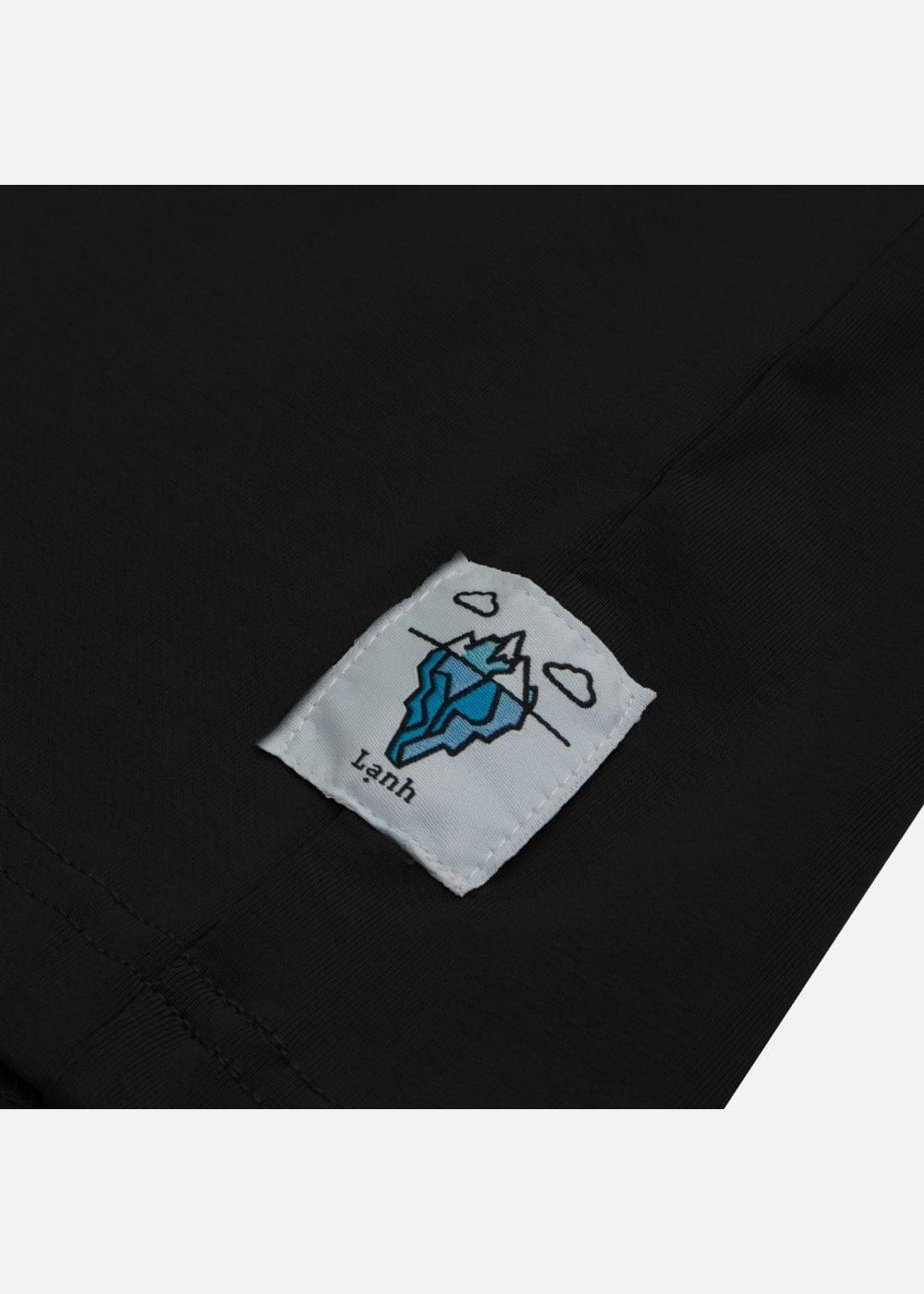 Áo Thun Tay Ngắn Mềm Mịn Mát The Minimalist 007 Đen - YaMe.vn