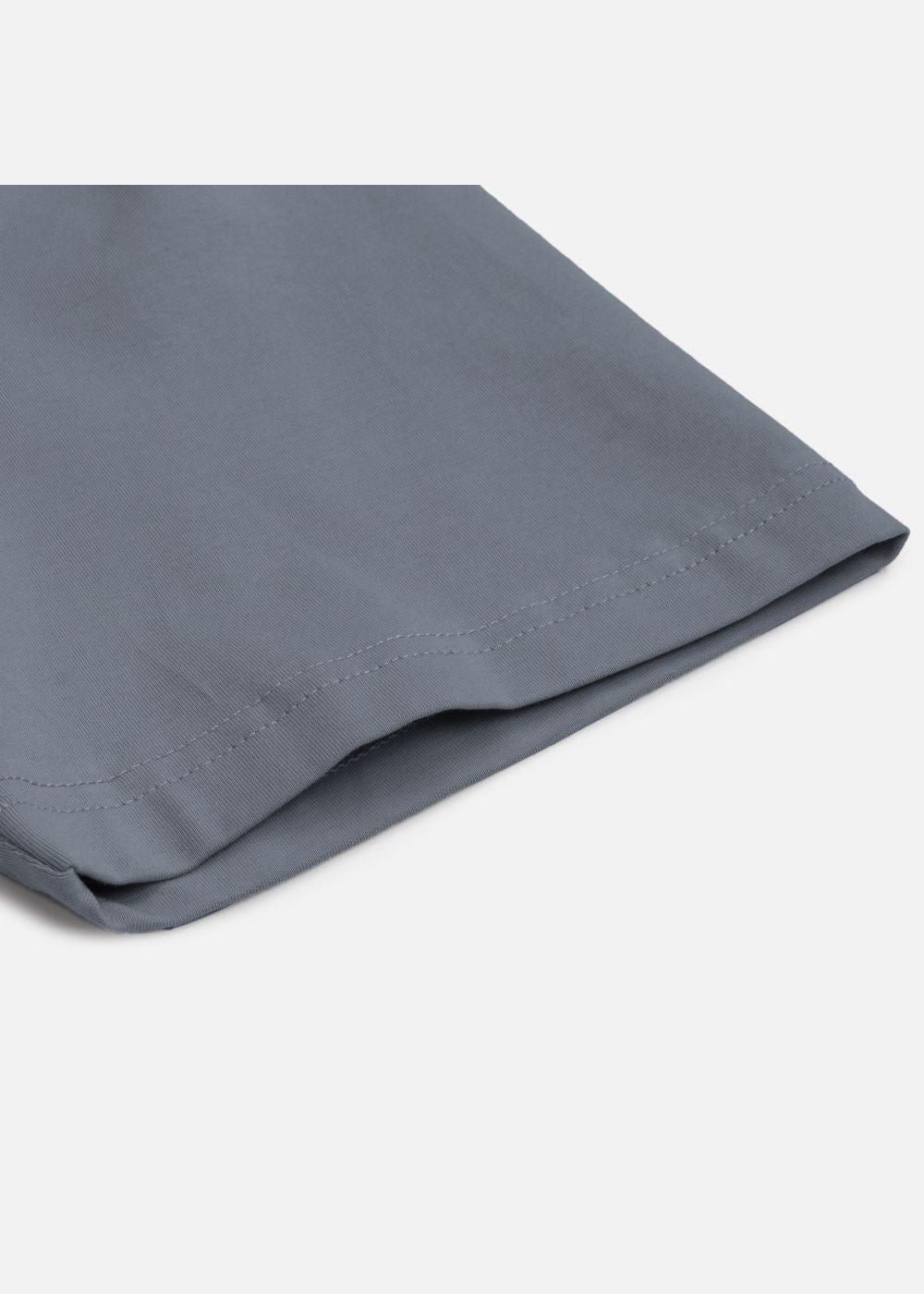 Áo Thun Tay Ngắn Mềm Mịn Mát The Minimalist 007 Xám - YaMe.vn