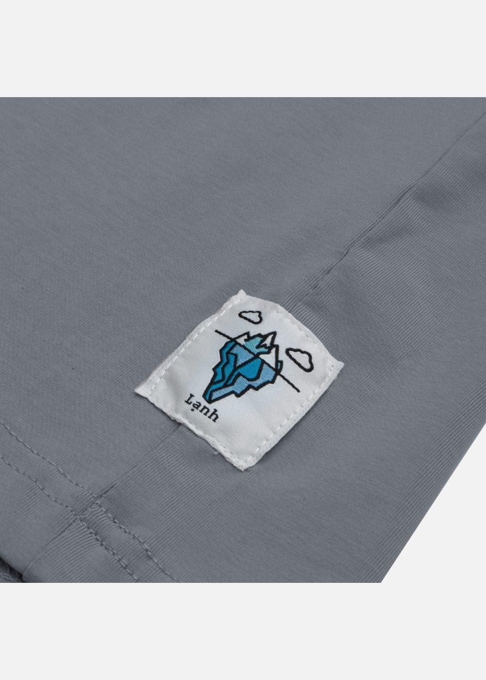 Áo Thun Tay Ngắn Mềm Mịn Mát The Minimalist 007 Xám - YaMe.vn