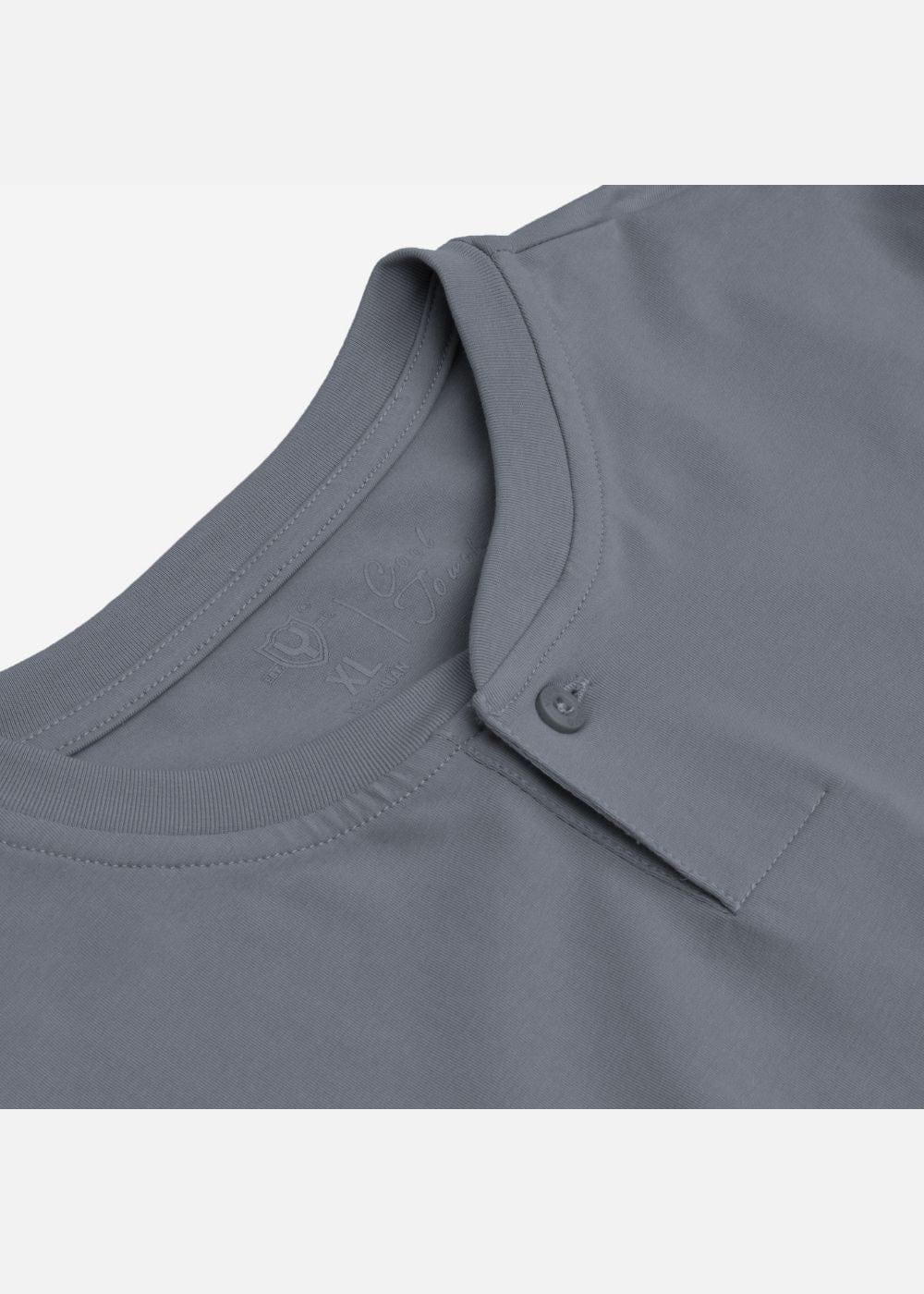 Áo Thun Tay Ngắn Mềm Mịn Mát The Minimalist 007 Xám - YaMe.vn