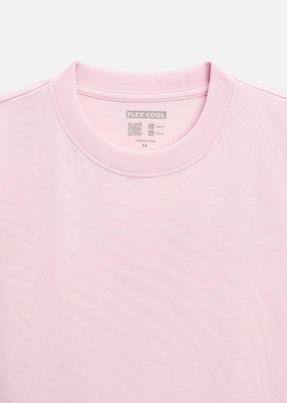 Áo Thun Flexcool Mát Lạnh The Minimalist 005 Hồng - YaMe.vn