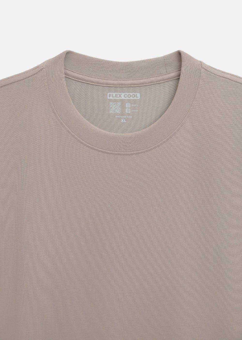 Áo Thun Flexcool Mát Lạnh The Minimalist 005 Nâu - YaMe.vn