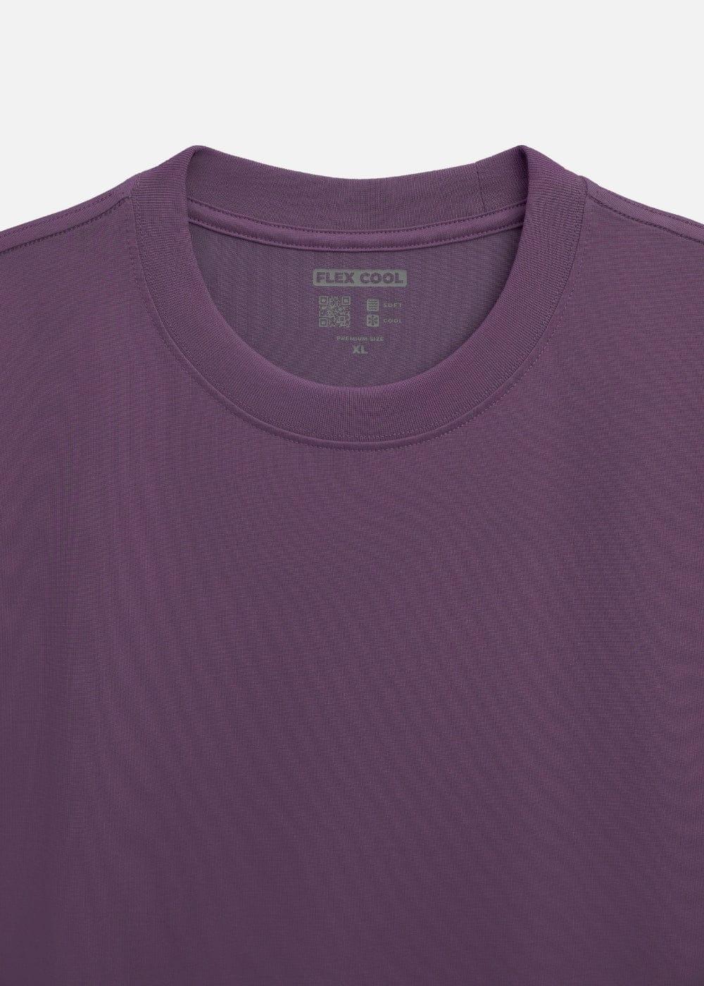 Áo Thun Flexcool Mát Lạnh The Minimalist 005 Tím - YaMe.vn