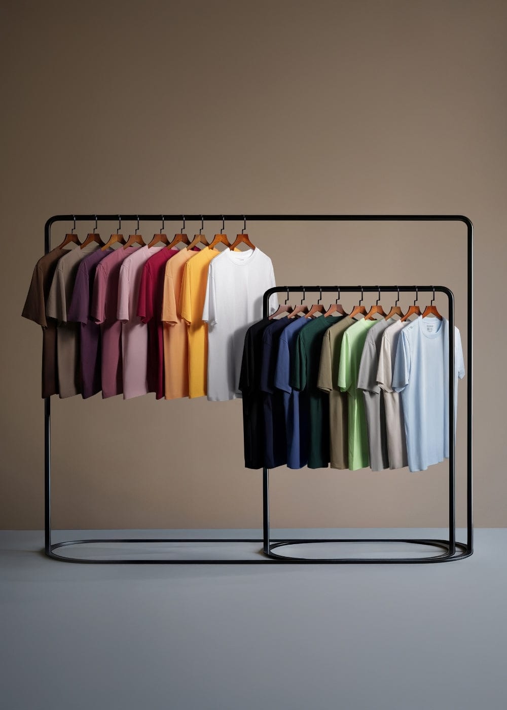 Áo Thun Cổ Tròn Tay Ngắn Áo Thun Cool Touch 08 Xám Nhạt
