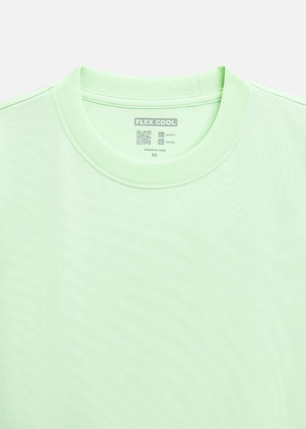 Áo Thun Flexcool Mát Lạnh The Minimalist 005 Xanh Lá Pastel - YaMe.vn