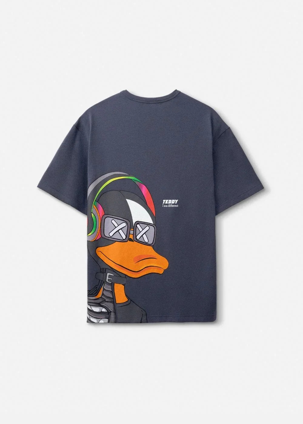 Áo Thun Cartoon Cotton Mềm Mại No Style M109 Xám Đậm - YaMe.vn