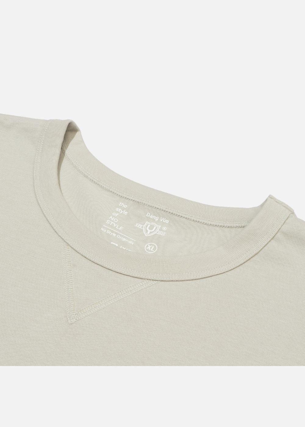 Áo Thun Cartoon Cotton Mềm Mịn No Style M110 Xám Nhạt - YaMe.vn