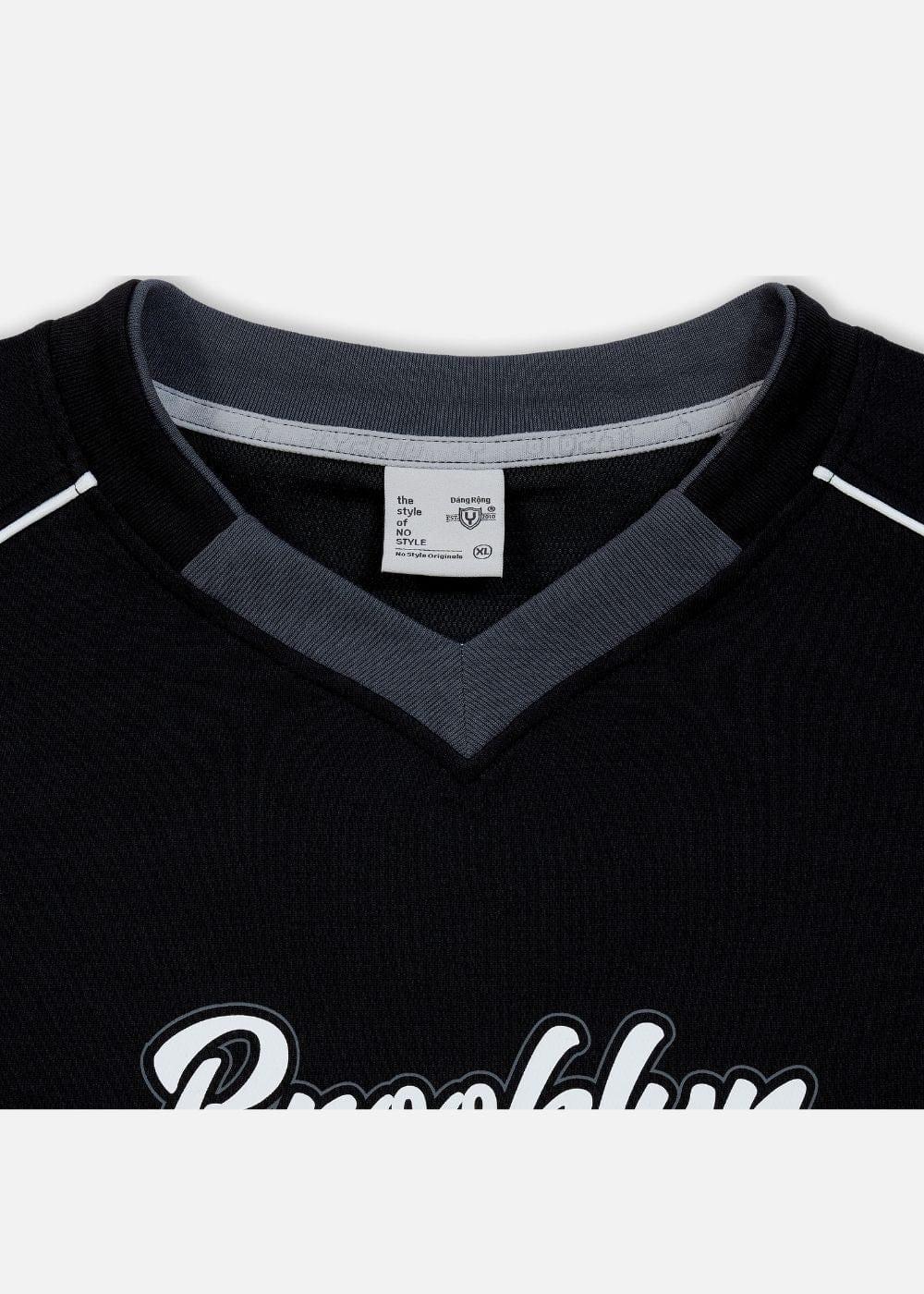 Áo Thun Tay Ngắn Mềm Mại Ít Nhăn No Style M211 Đen - YaMe.vn