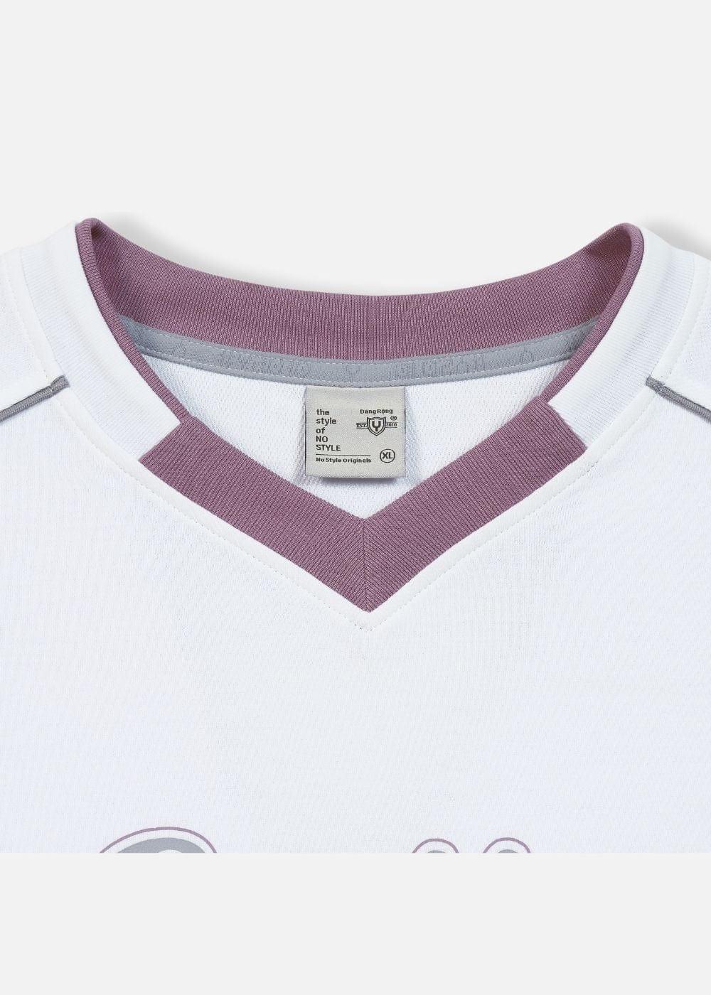 Áo Thun Tay Ngắn Mềm Mại Ít Nhăn No Style M211 Trắng - YaMe.vn