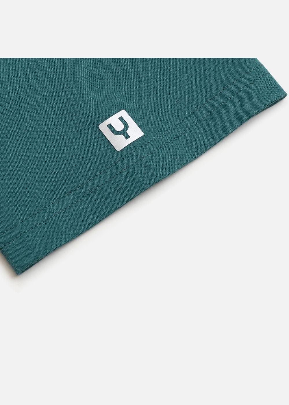 Áo Thun Aura Cotton Mềm Mại No Style M13 Xanh Lá Tối - YaMe.vn