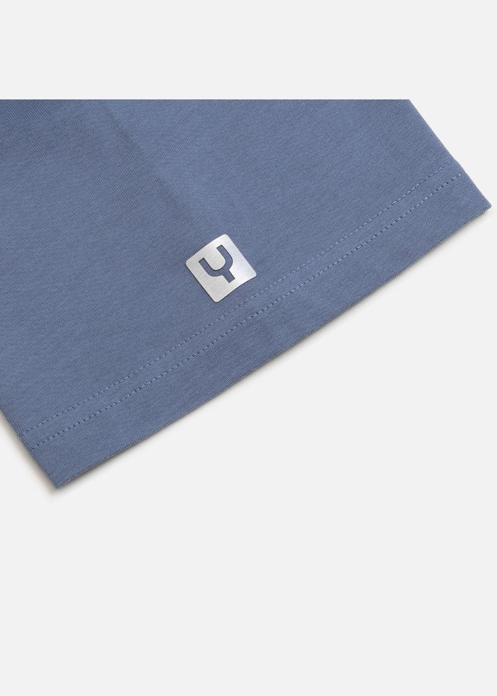 Áo Thun Aura Cotton Mềm Mại No Style M13 Xanh Dương Nhạt - YaMe.vn