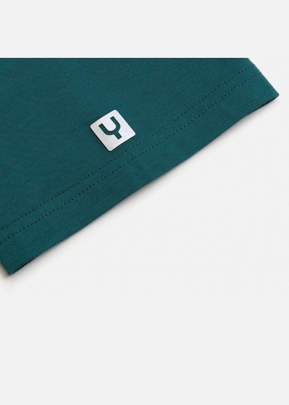 Áo Thun Aura Cotton Mềm Mại No Style M13 Xanh Lá Đậm - YaMe.vn