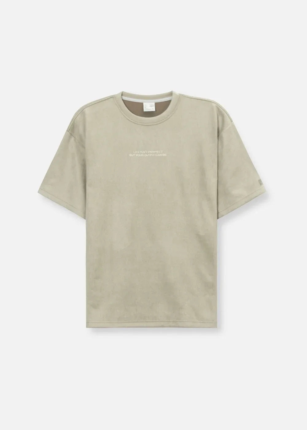 Áo Thun Suede Mềm Mịn The Weekend 014 Rêu Xám - YaMe.vn