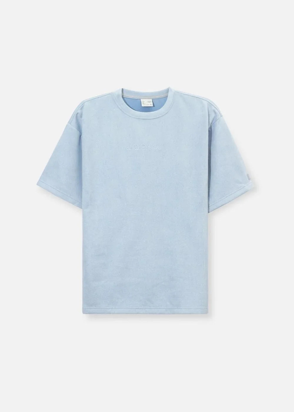 Áo Thun Suede Mềm Mịn The Weekend 014 Xanh Dương Nhạt - YaMe.vn