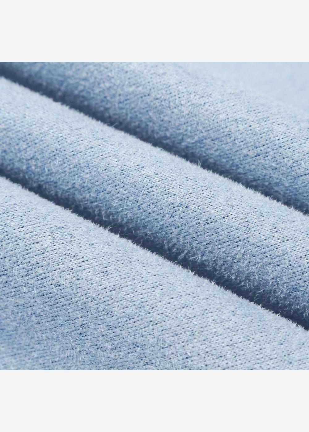 Áo Thun Suede Mềm Mịn The Weekend 014 Xanh Dương Nhạt - YaMe.vn