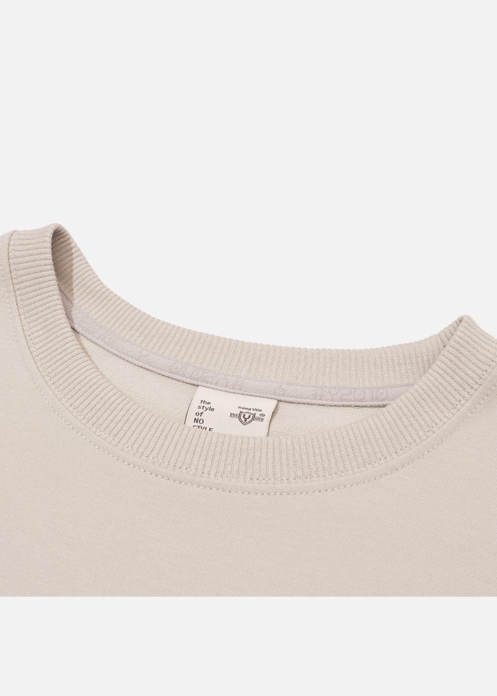 Áo Thun Sweater Cotton Co Giãn No Style M19 Nâu - YaMe.vn