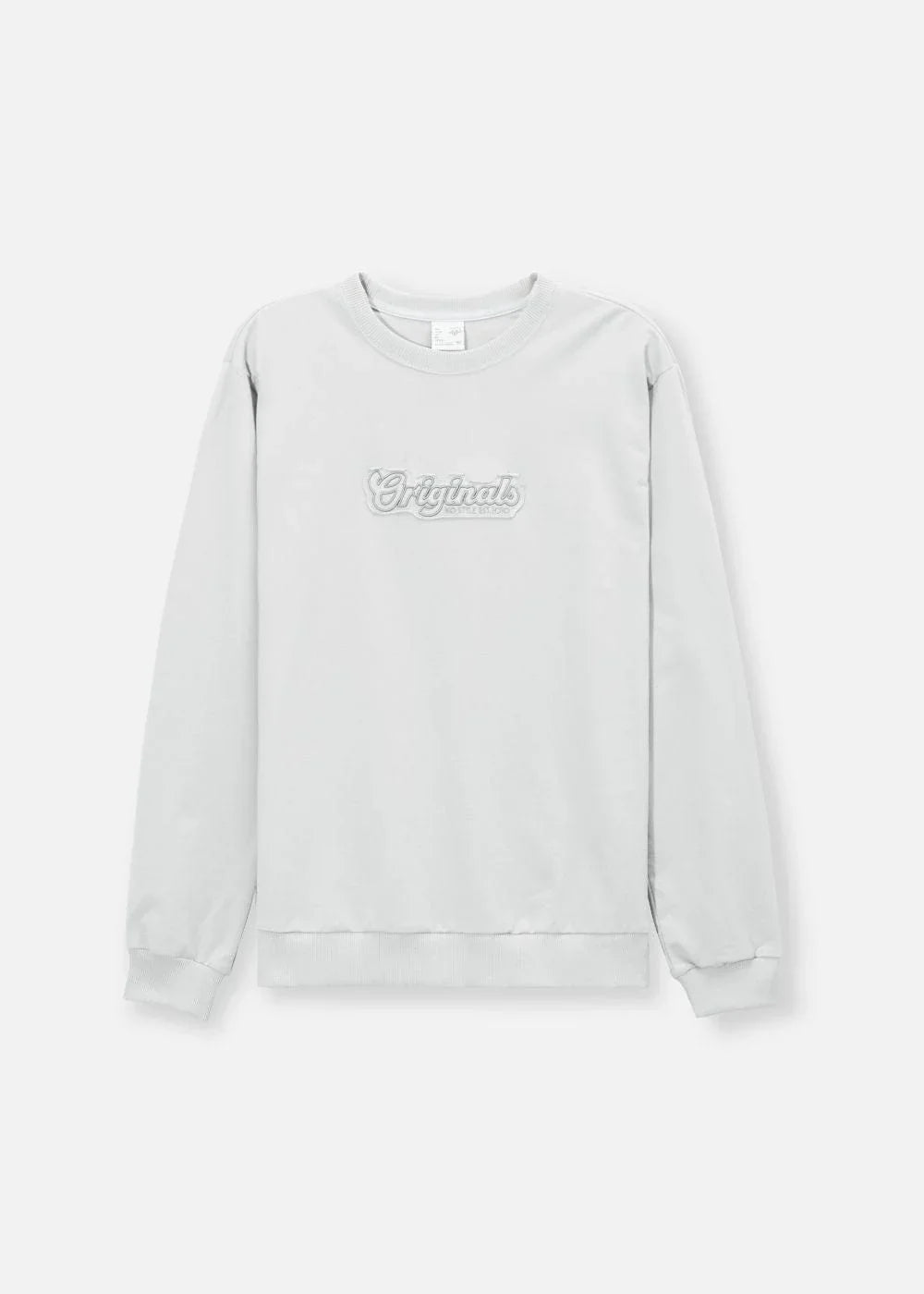 Áo Thun Sweater Cotton Co Giãn No Style M19 Xám Nhạt - YaMe.vn