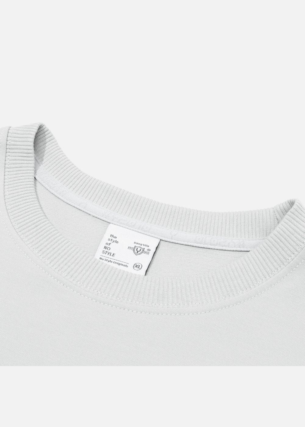 Áo Thun Tay Dài Áo Thun No Style M19 Xám Ghi