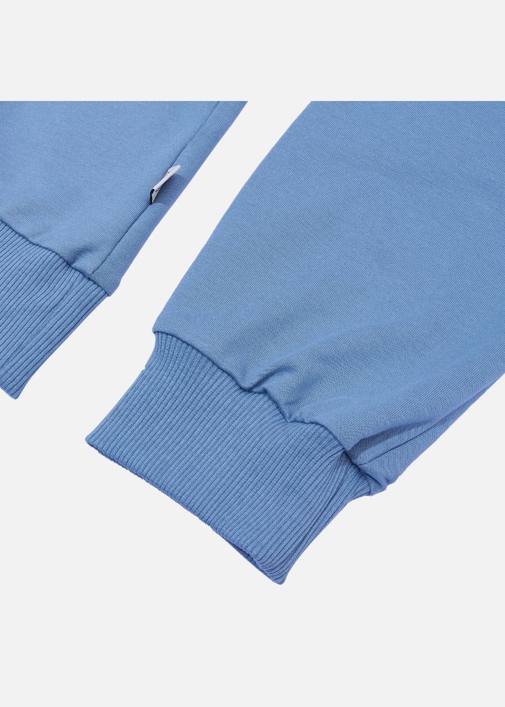 Áo Thun Sweater Cotton Co Giãn No Style M19 Xanh Dương Nhạt - YaMe.vn