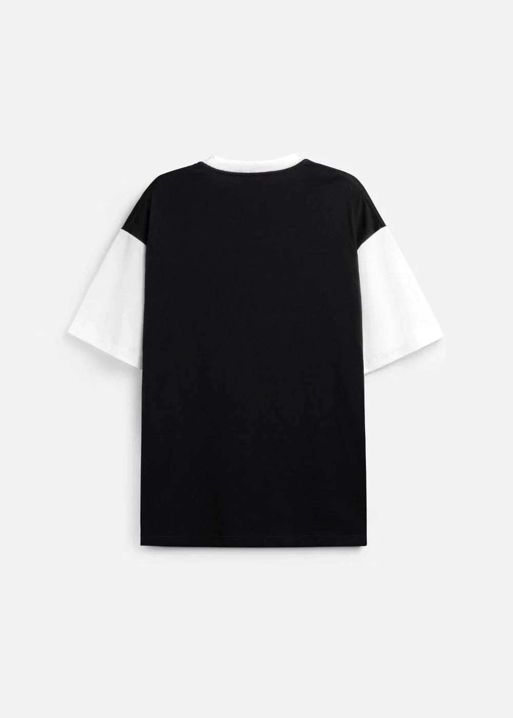 Áo Thun Cotton Phối Màu Mềm Mịn Thoáng Mát No Style M2 Trắng Đen - YaMe.vn