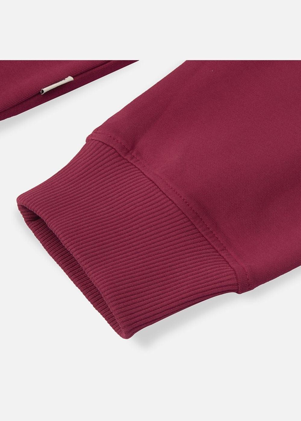 Áo Thun Sweater Cotton Giữ Ấm No Style M20 Đỏ Đậm - YaMe.vn