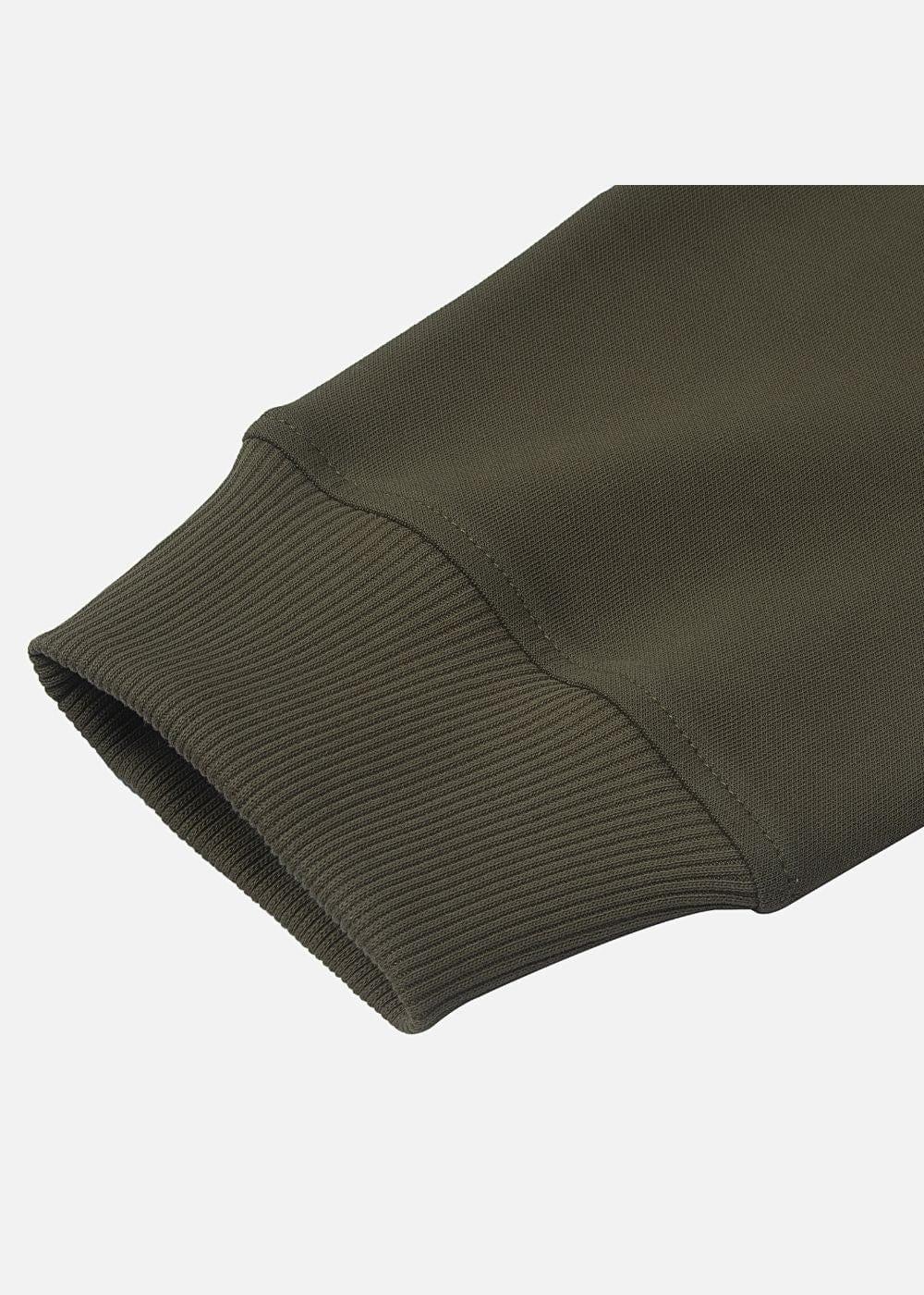 Áo Thun Sweater Cotton Giữ Ấm No Style M20 Xanh Lá Đậm - YaMe.vn