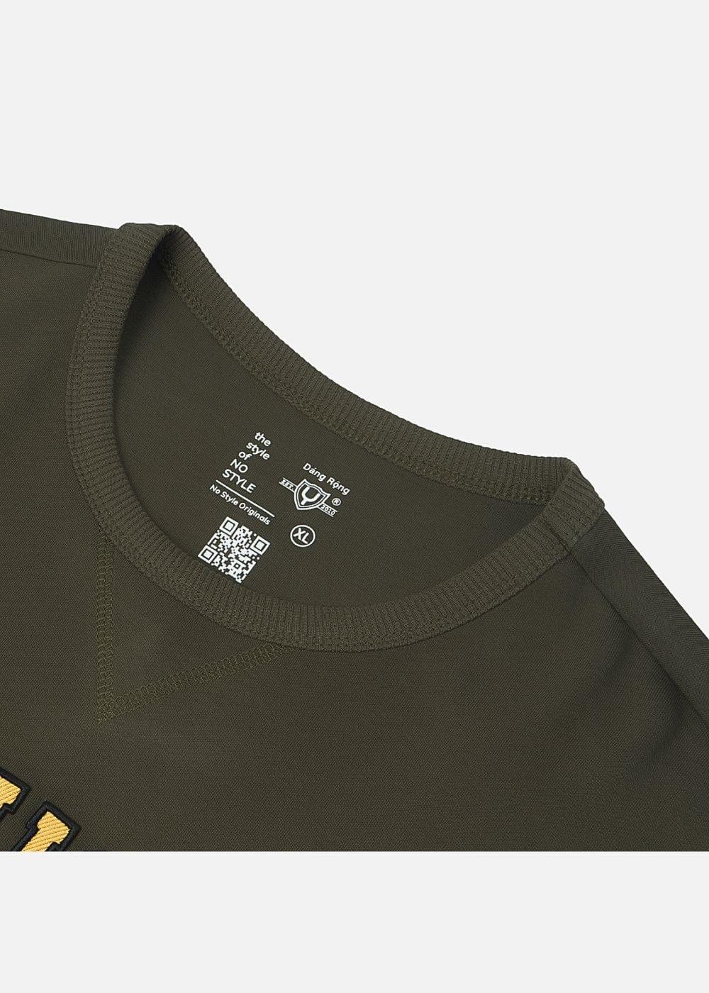 Áo Thun Sweater Cotton Giữ Ấm No Style M20 Xanh Lá Đậm - YaMe.vn