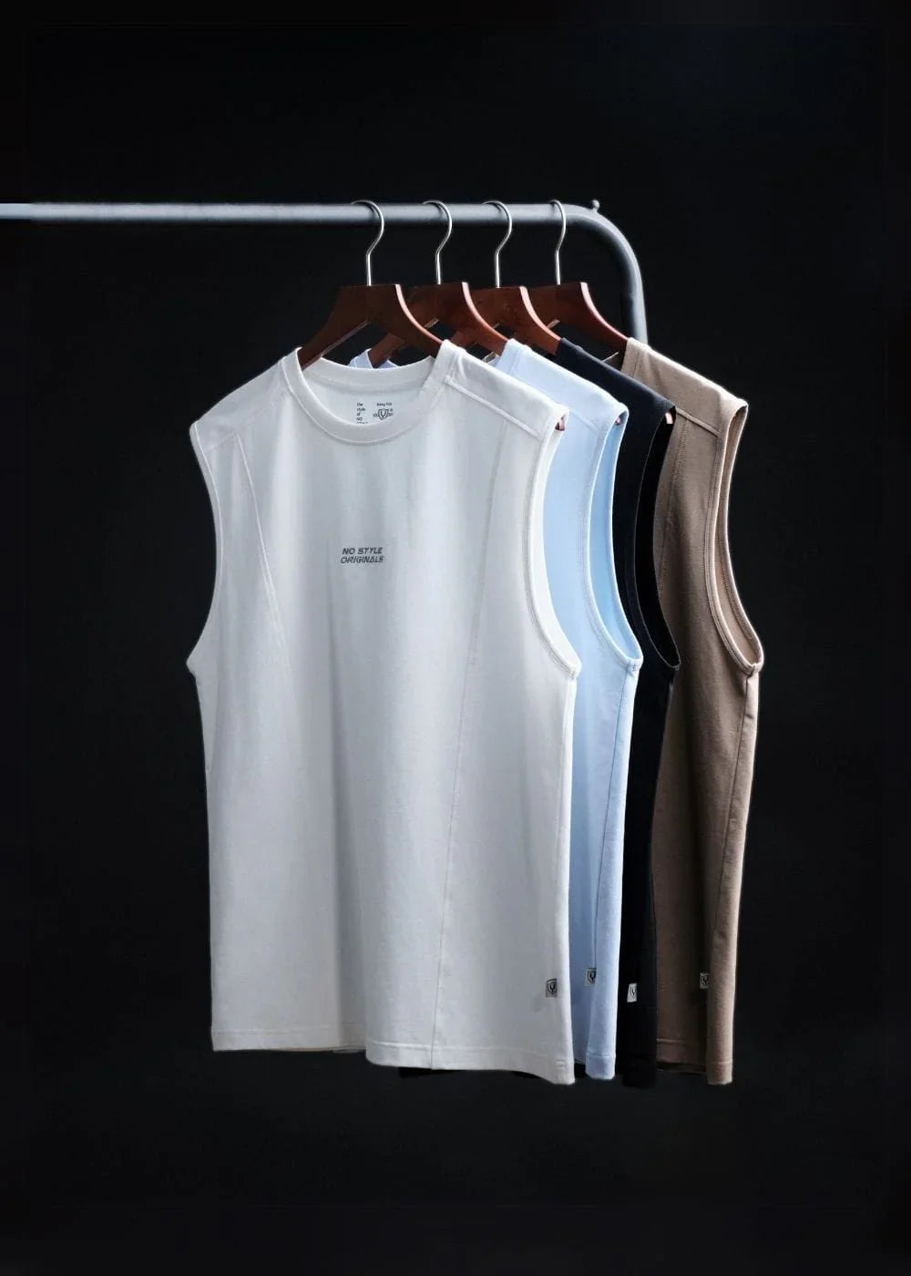 Áo Thun 3 Lỗ Cotton Siêu Mềm No Style M21 Đen - YaMe.vn