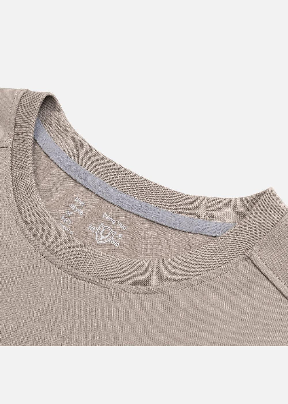 Áo Thun 3 Lỗ Cotton Siêu Mềm No Style M21 Nâu - YaMe.vn