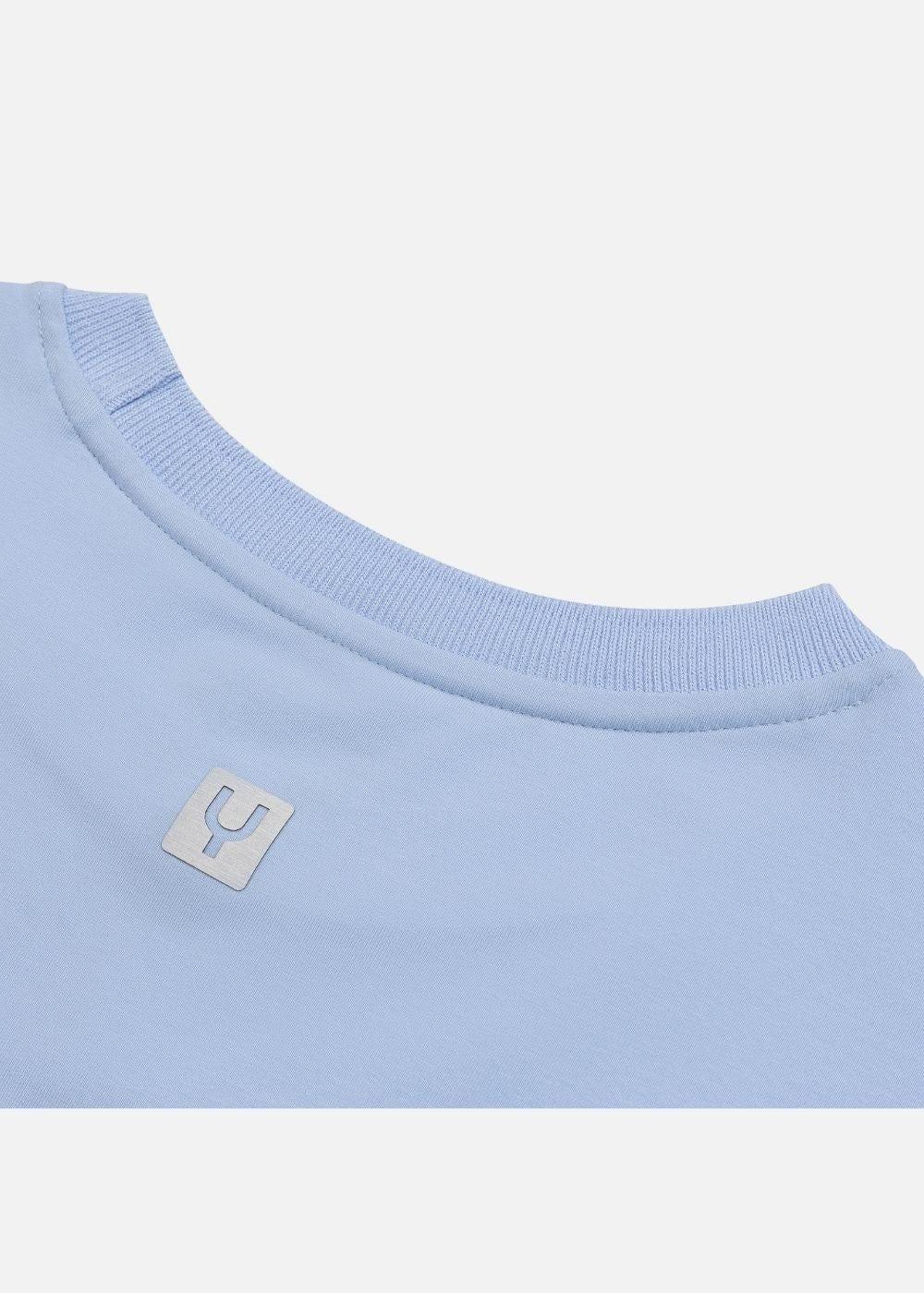 Áo Thun 3 Lỗ Cotton Siêu Mềm No Style M21 Xanh Dương Nhạt - YaMe.vn