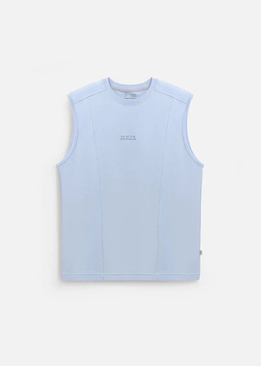 Áo Thun 3 Lỗ Cotton Siêu Mềm No Style M21 Xanh Dương Nhạt - YaMe.vn