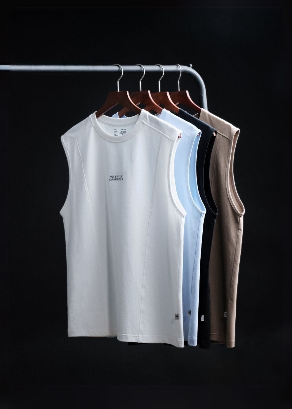 Áo Thun 3 Lỗ Áo Thun No Style M21 Xanh Dương