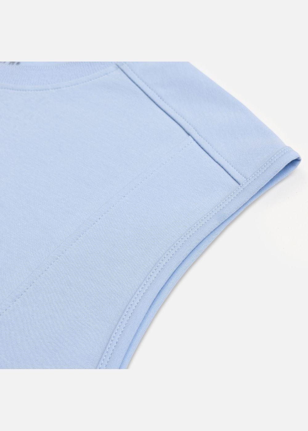 Áo Thun 3 Lỗ Cotton Siêu Mềm No Style M21 Xanh Dương Nhạt - YaMe.vn