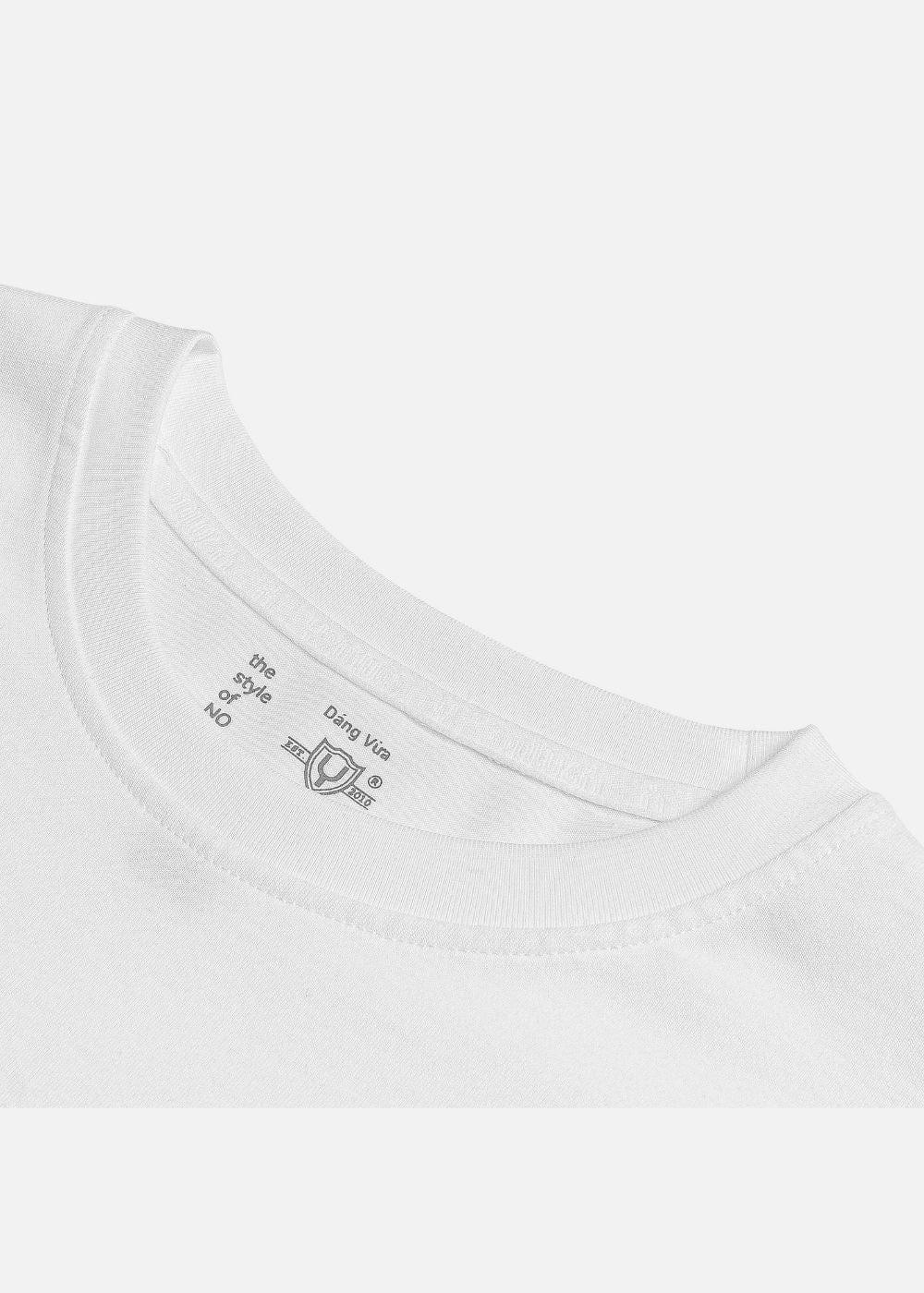 Áo Thun 3 Lỗ Basic Mềm Mại Thoáng Mát No Style M22 Trắng - YaMe.vn